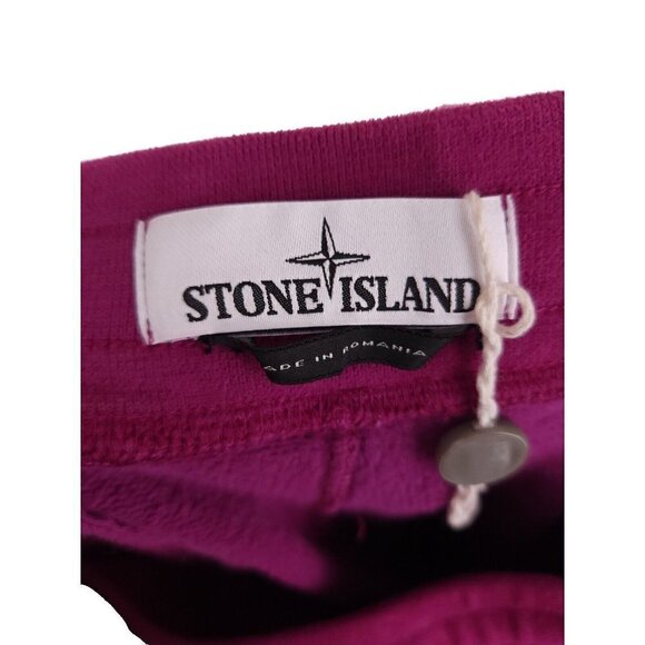 STONE ISLAND Mens 3XL XXXL Logo Patch Sweatpants in Magenta New/Defect $285US - Picture 11 of 12